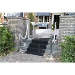 SecurIT® Afspærringsstolpe LUX I Sølv, 1 Stk. -Aida shop afsparringsstolpe lux i solv 1 stk 4