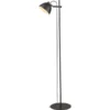 Århus Gulvlampe Med 1 Arm, Ø 18 Cm, Sort/træ -Aida shop arhus gulvlampe med 1 arm o 18 cm sorttra