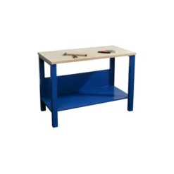 Basic Arbejdsbord - 1 X Underhylde, Blå