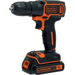 Black & Decker Black + Decker 18V Boremaskine Inkl. 1 Batt +lader