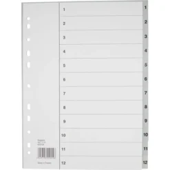 Budget Register | A4 | Plast | 1-12