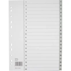 Budget Register | A4 | Plast | 1-20