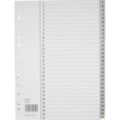 Budget Register | A4 | Plast | 1-31