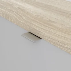 BudgetLine Skoskab M. 1 Klaplåge Og 2 Rum, Eg/hvid -Aida shop budgetline skoskab m 1 klaplage og 2 rum eghvid 3