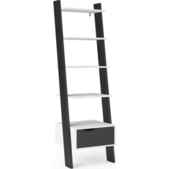 BudgetLine Stigereol M. 1 Skuffe, Sort/hvid