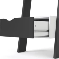 BudgetLine Stigereol M. 1 Skuffe, Sort/hvid -Aida shop budgetline stigereol m 1 skuffe sorthvid 3