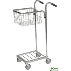 Butiksvogn 1 Trådkurv, 660x385x1090