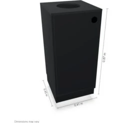 Cube Quadro Miljøstation 1 Rum, Sort