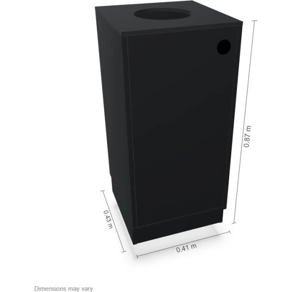 Cube Quadro Miljøstation 1 Rum, Sort 3 Cube Quadro Miljøstation 1 Rum, Sort