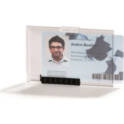 Durable Pushbox Kortholder | 1 Kort | 10 Stk.