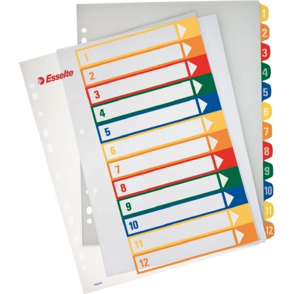 Esselte Maxi Register | A4 | Printbar | 1-12 3 Esselte Maxi Register | A4 | Printbar | 1-12
