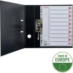 Esselte Maxi Register | A4 | Plast | Grå | 1-10 -Aida shop esselte maxi register a4 plast gra 110 6
