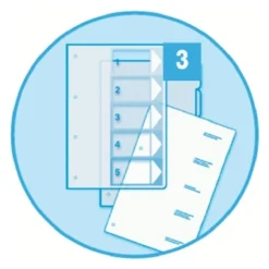 Esselte Maxi Register | A4 | Printbar | 1-12 -Aida shop esselte maxi register a4 printbar 112 5
