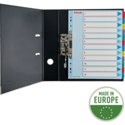 Esselte Mylar Register | A4 | Overskriv | 1-12 -Aida shop esselte mylar register a4 overskriv 112 6