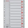 Esselte Register | A4 | Plast | Grå | 1-10 -Aida shop esselte register a4 plast gra 110