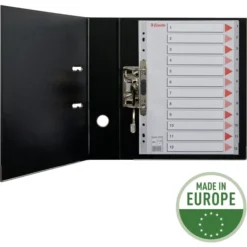 Esselte Register | A4 | Plast | Grå | 1-12 -Aida shop esselte register a4 plast gra 112 6