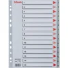 Esselte Register | A4 | Plast | Grå | 1-15 -Aida shop esselte register a4 plast gra 115