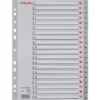 Esselte Register | A4 | Plast | Grå | 1-20 -Aida shop esselte register a4 plast gra 120