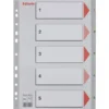 Esselte Register | A4 | Plast | Grå | 1-5 -Aida shop esselte register a4 plast gra 15