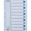 Esselte Register | A4 | Plast | Hvid | 1-10 -Aida shop esselte register a4 plast hvid 110