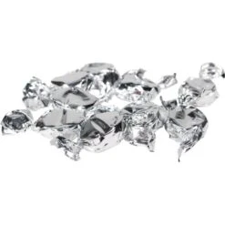 No Name Flødekarameller I Sølv Folie, 1 Kg