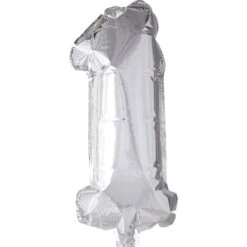 No Name Folieballon | Sølv | 1-tal