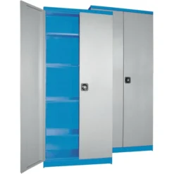 Güde 2-i-1 Materialeskabe, Blå/grå