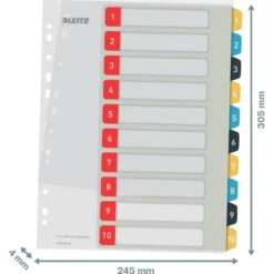Leitz Cosy Printbart Register | A4+ | 1-10 13 Leitz Cosy Printbart Register | A4+ | 1-10 -Aida shop leitz cosy printbart register a4 110 6