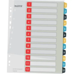Leitz Cosy Printbart Register | A4+ | 1-12