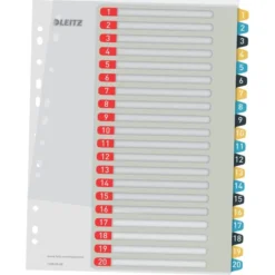 Leitz Cosy Printbart Register | A4+ | 1-20
