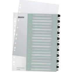 Leitz WOW Printbart Register | A4+ | 1-20 -Aida shop leitz wow printbart register a4 120 3