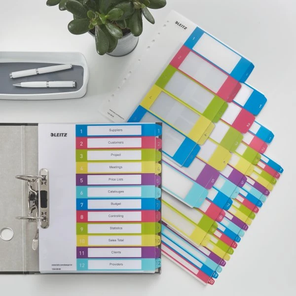 Leitz WOW Printbart Register | A4+ | 1-5 6 Leitz WOW Printbart Register | A4+ | 1-5 - Billede 4