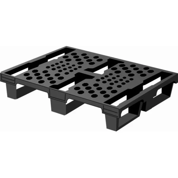 Letvægtspalle, 1/2, L.800xb.600xh.145 Mm, Sort 4 Letvægtspalle, 1/2, L.800xb.600xh.145 Mm, Sort - Billede 2