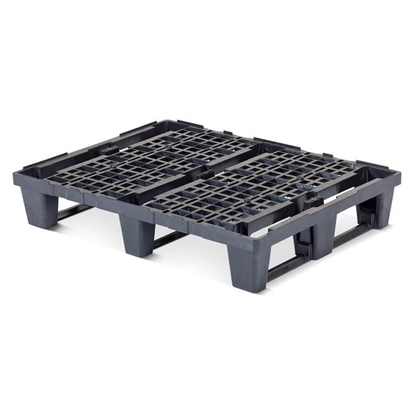 Letvægtspalle, 1/2, L.800xb.600xh.145 Mm, Sort 3 Letvægtspalle, 1/2, L.800xb.600xh.145 Mm, Sort