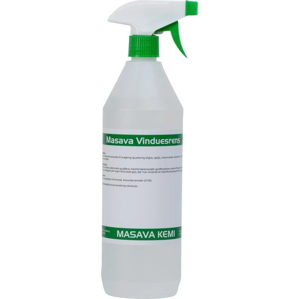 Masava Kemi Vinduesrens Spray | 1 L 3 Masava Kemi Vinduesrens Spray | 1 L