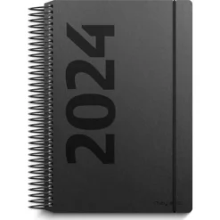 Mayland 2024 Sort Spiralkalender | 1-dag | Karton