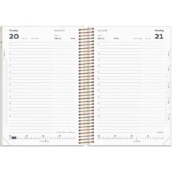 Mayland 2024 Spiralkalender | Tekstilpræg | 1 Dag