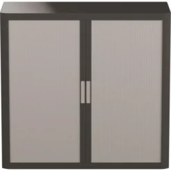 Paperflow Easy Office 1 M, 2 Hylder, Antracit/grå