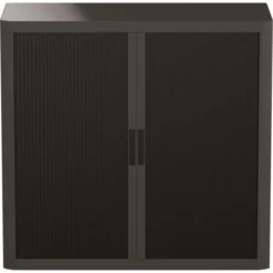 Paperflow Easy Office 1 M, 2 Hylder, Antracit/sort