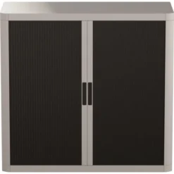 Paperflow Easy Office 1 M, 2 Hylder, Grå/sort