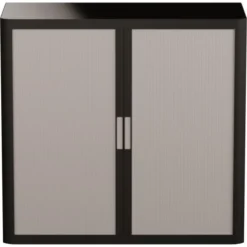 Paperflow Easy Office 1 M, 2 Hylder, Sort/grå