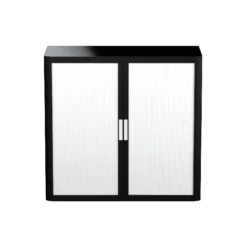 Paperflow Easy Office 1 M, 2 Hylder, Sort/hvid