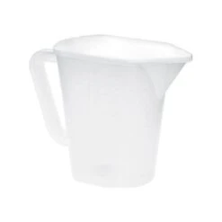 Plast Team Målekande Med Låg, 1 Liter