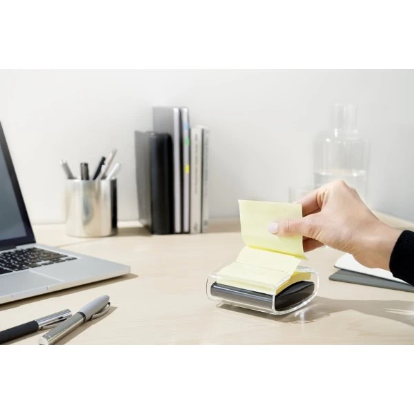 Post-it Z-Notes Dispenser Inkl. 1 Gul Blok 4 Post-it Z-Notes Dispenser Inkl. 1 Gul Blok - Billede 2