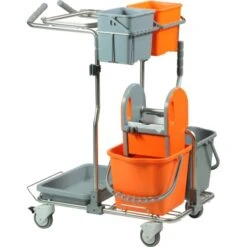 No Name Smart 1 Rengøringsvogn Med Spande Og Vrider