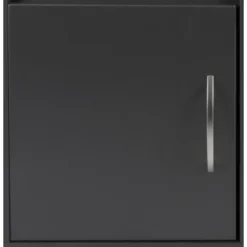 Stay Dør T/1 Rum I Højden Inkl. Lås, V. Antracit