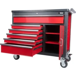 TOOLY XL Værkstedsvogn 6 Skuffer Og 1 Skab -Aida shop tooly xl varkstedsvogn 6 skuffer og 1 skab 3
