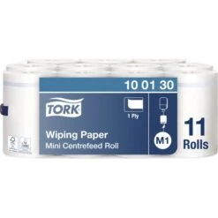 Tork M1 Standard Aftørring 1-lag | Hvid | 11 Rl