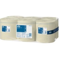 Tork M2 Basic Aftørringspapir | 1-lag | Gul | 6 Rl -Aida shop tork m2 basic aftorringspapir 1lags gul 6 rl 3