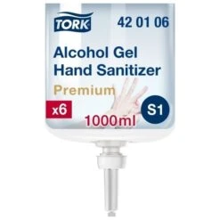 Tork S1 Salubrin Hånddesinfektion 80% | Gel | 1 L -Aida shop tork s1 premium handdesinfek 80 gel 1 l 5